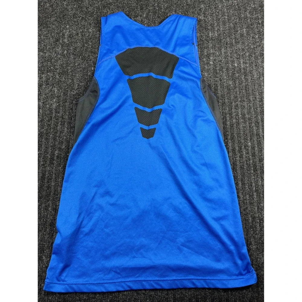 Nike Pro Combat Dri-FIT Compression Tank Top Mens XXL Blue Grey Sleeveless Shirt